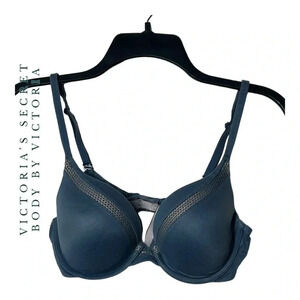 1433.‎ VICTORIA’S SECRET BODY BY VICTORIA LIGHTLY PADDING SIZE 34C BLUE/PINK